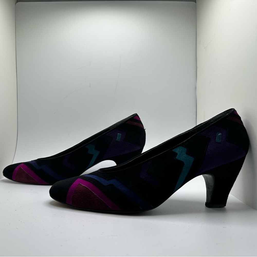 80s Colorful Designer Pumps, Stuart Weitzman for Mr Seymour 😍🤩❤️ - Picture 2 of 16